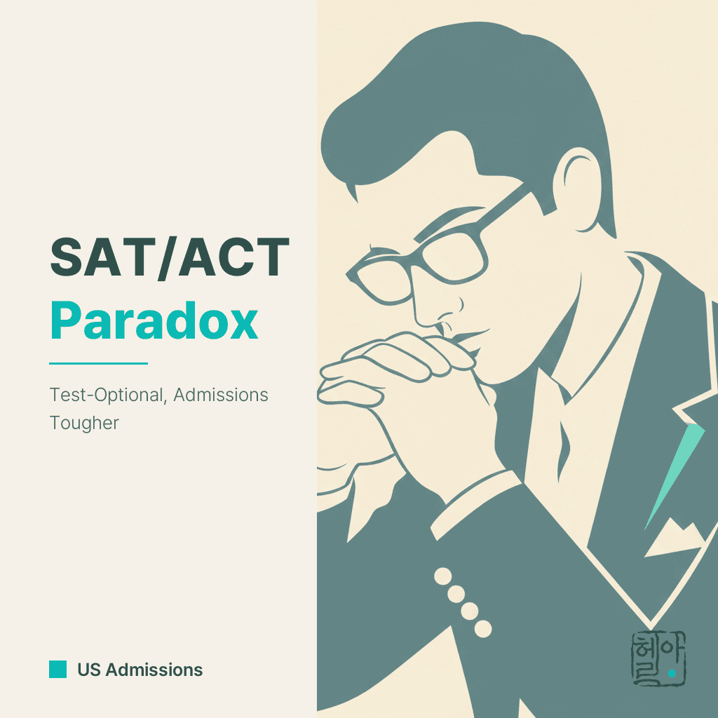 The Test-Optional Paradox: Why Not Submitting SAT/ACT Scores Can Lower International Student Acceptance Rates